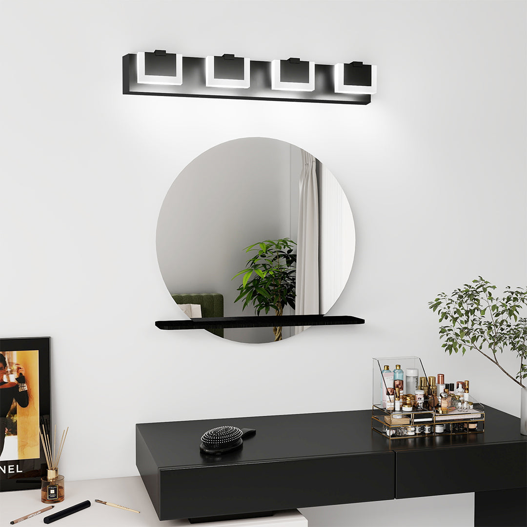 Bathroom LED Vanity Lights Nordic Chrome Mirror Light