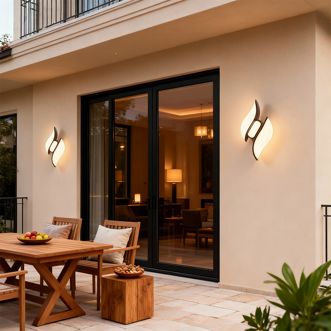 Black Outdoor Wall Sconces Modern Minimalist Waterproof Lamp