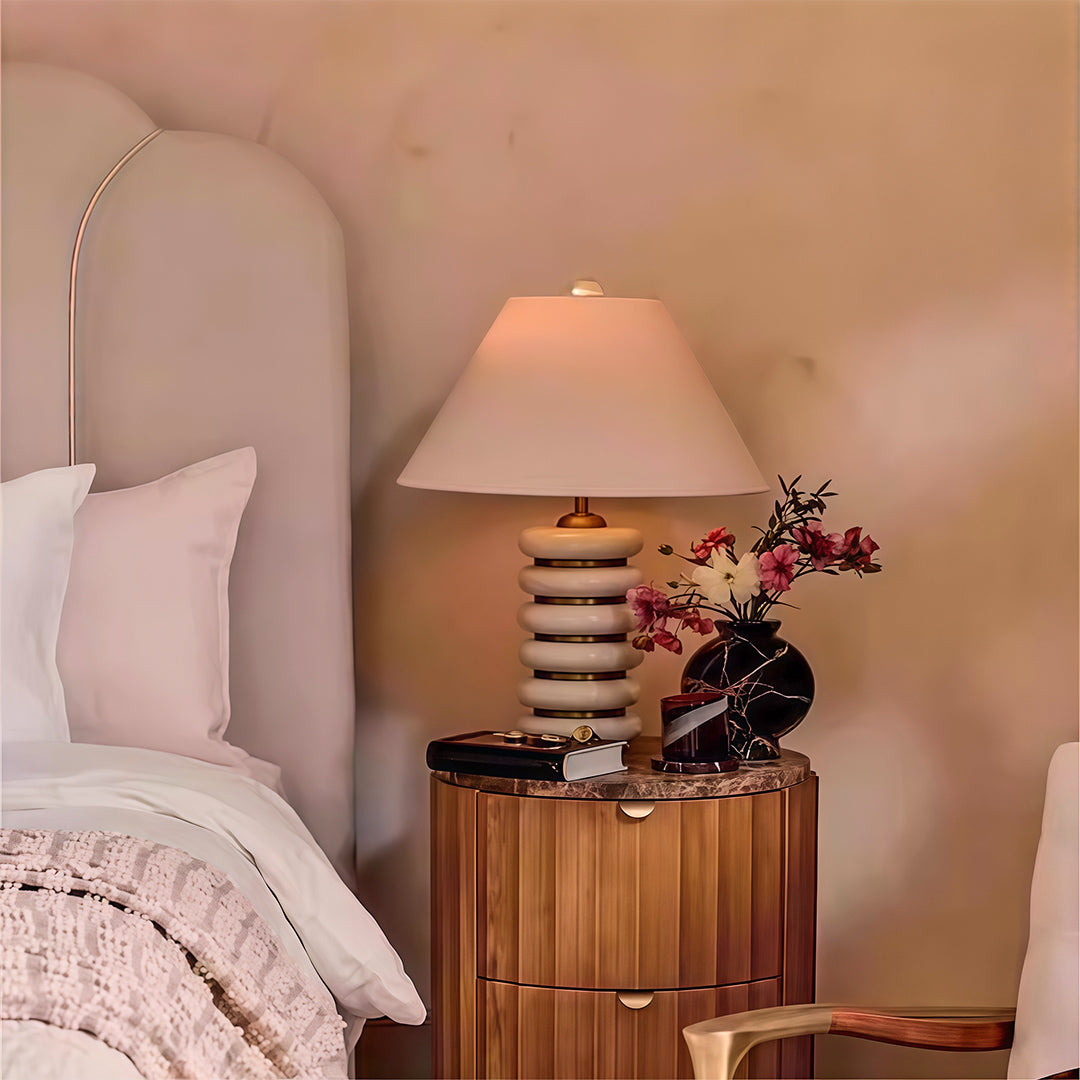 Cloth Table Lamp American Retro Creative Decorative Lamp