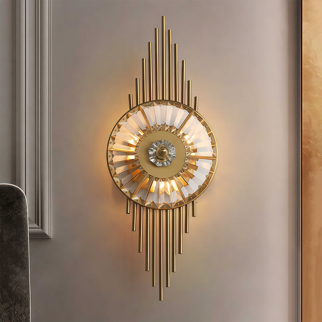 Crystal Light Wall Modern Luxury Stainless Steel Lamp