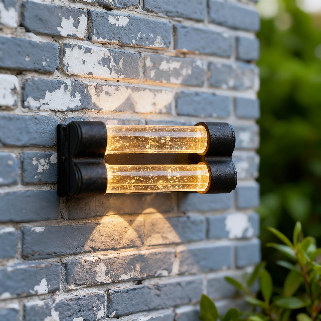 Crystal Wall Sconce Light Fixture Luxury Waterproof LED Lamp