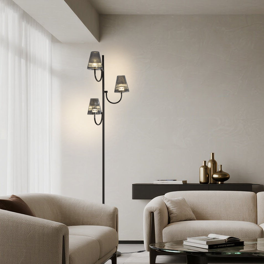 Minimalist Black Contemporary Floor Lamp American Style