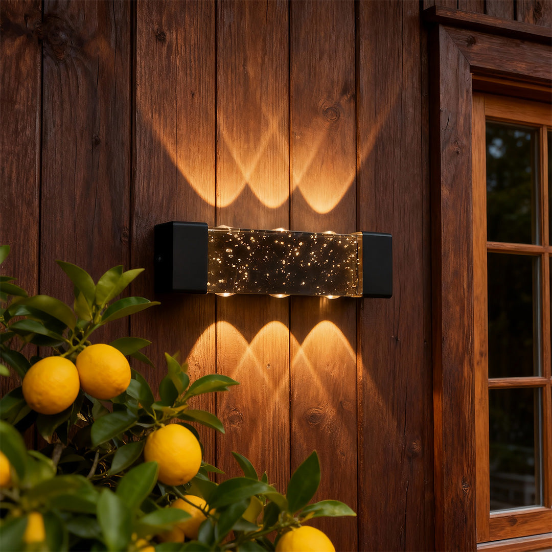 Up down Wall Light Outdoor Waterproof Crystal Light