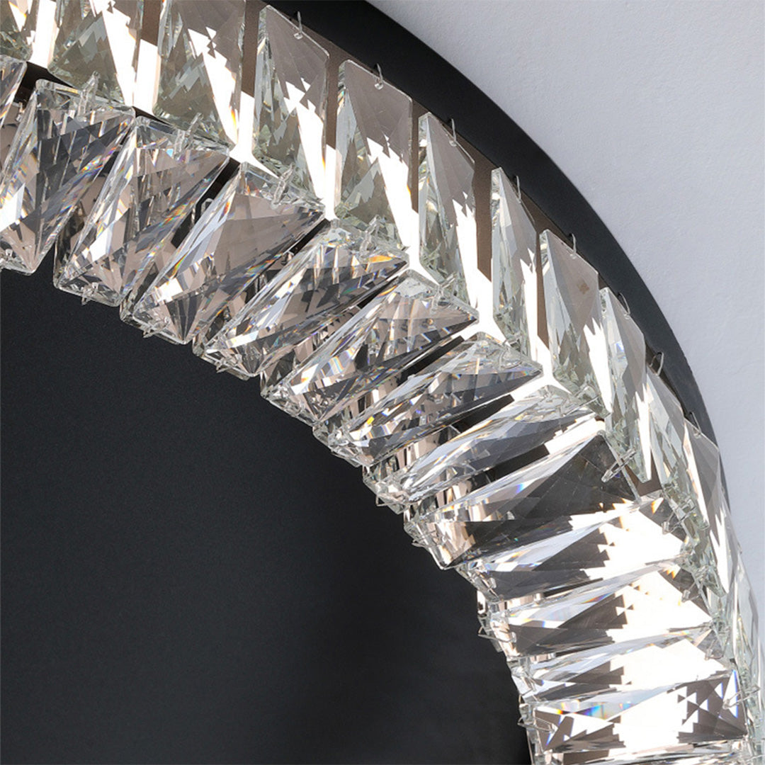 Black Ceiling Flush Mount Light Italian LED Round LED Lamp