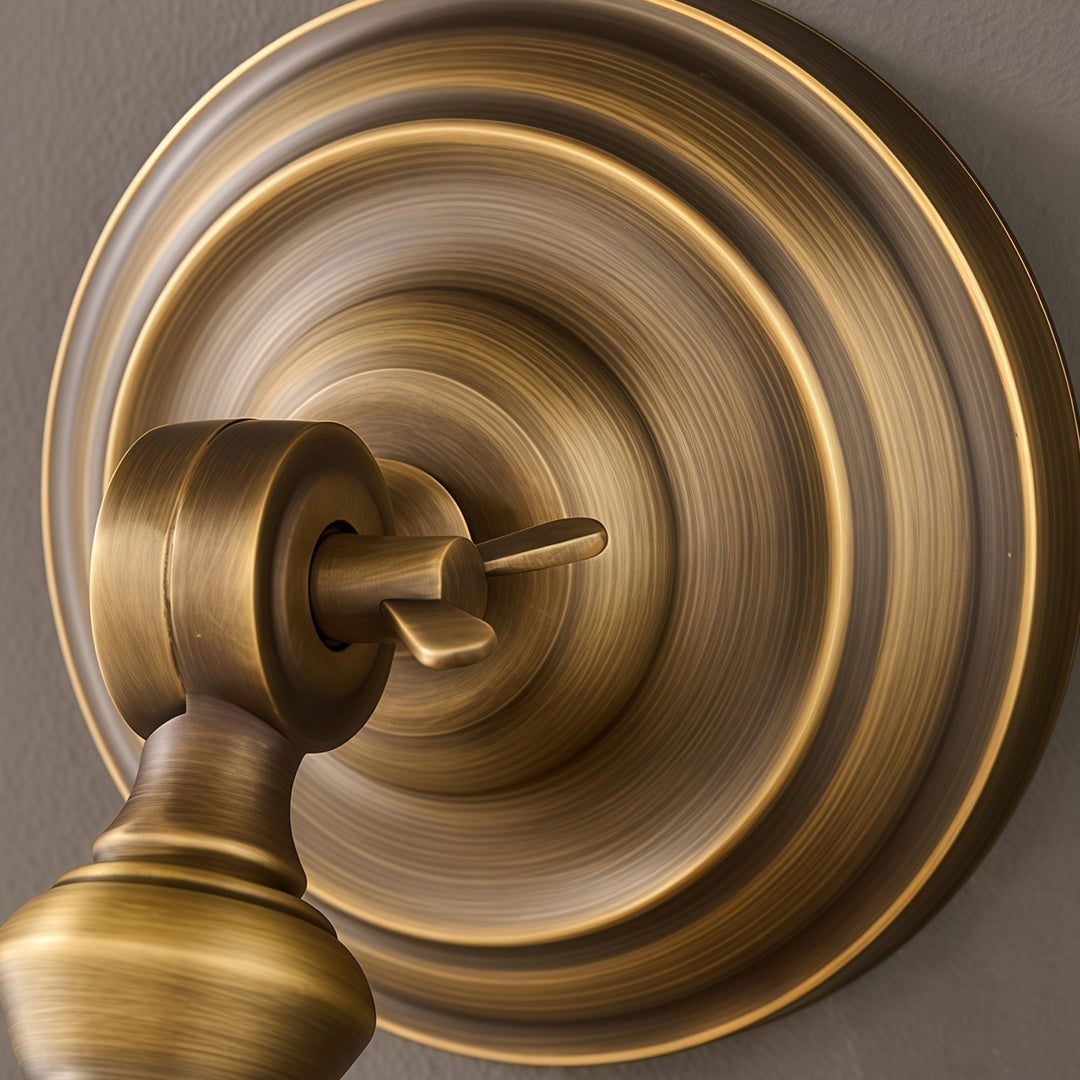 LED Wall Light Lamp American Retro Solid Brass Lamp
