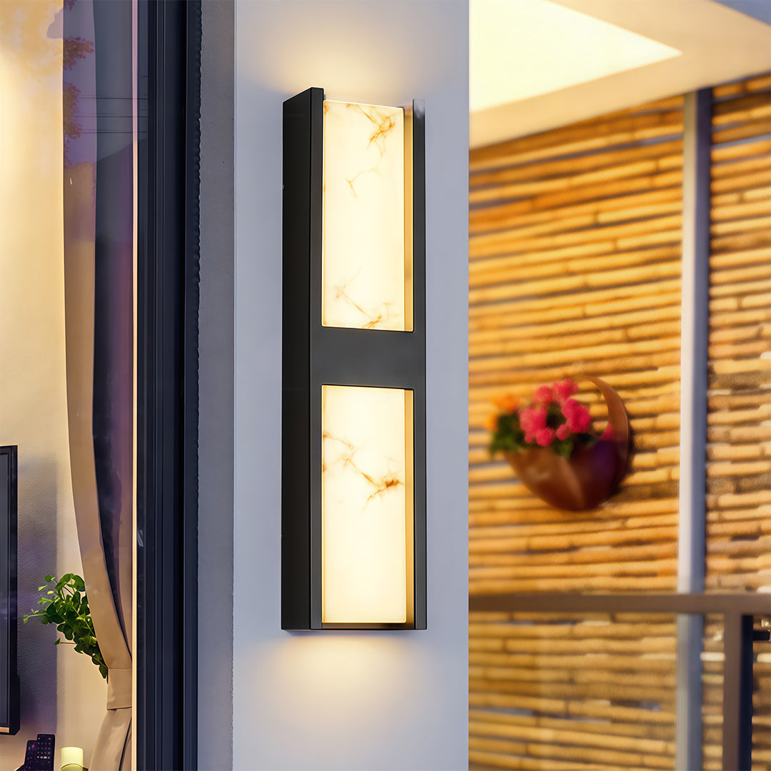 LED Wall Sconce Light Fixtures Waterproof Minimalist Square Lamp