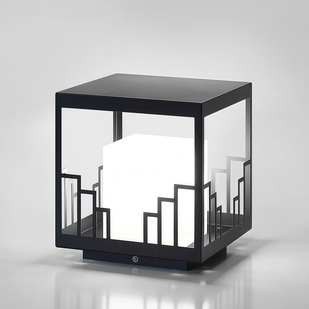 Outdoor Pillar Light Minimalist Waterproof Metal Light