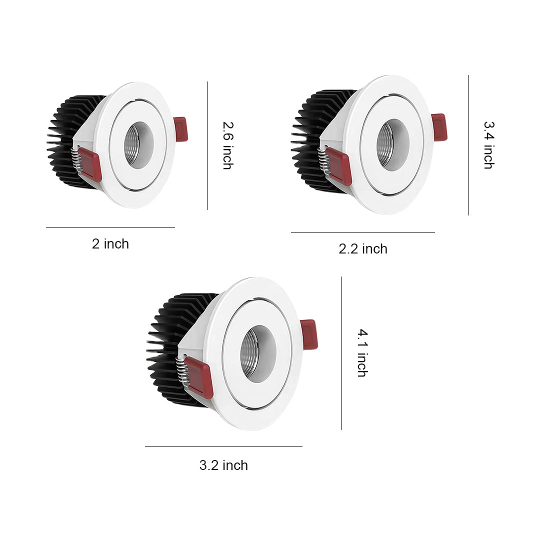 Modern Spotlights Hill-Shaped Recessed wide-spectrum LED Light