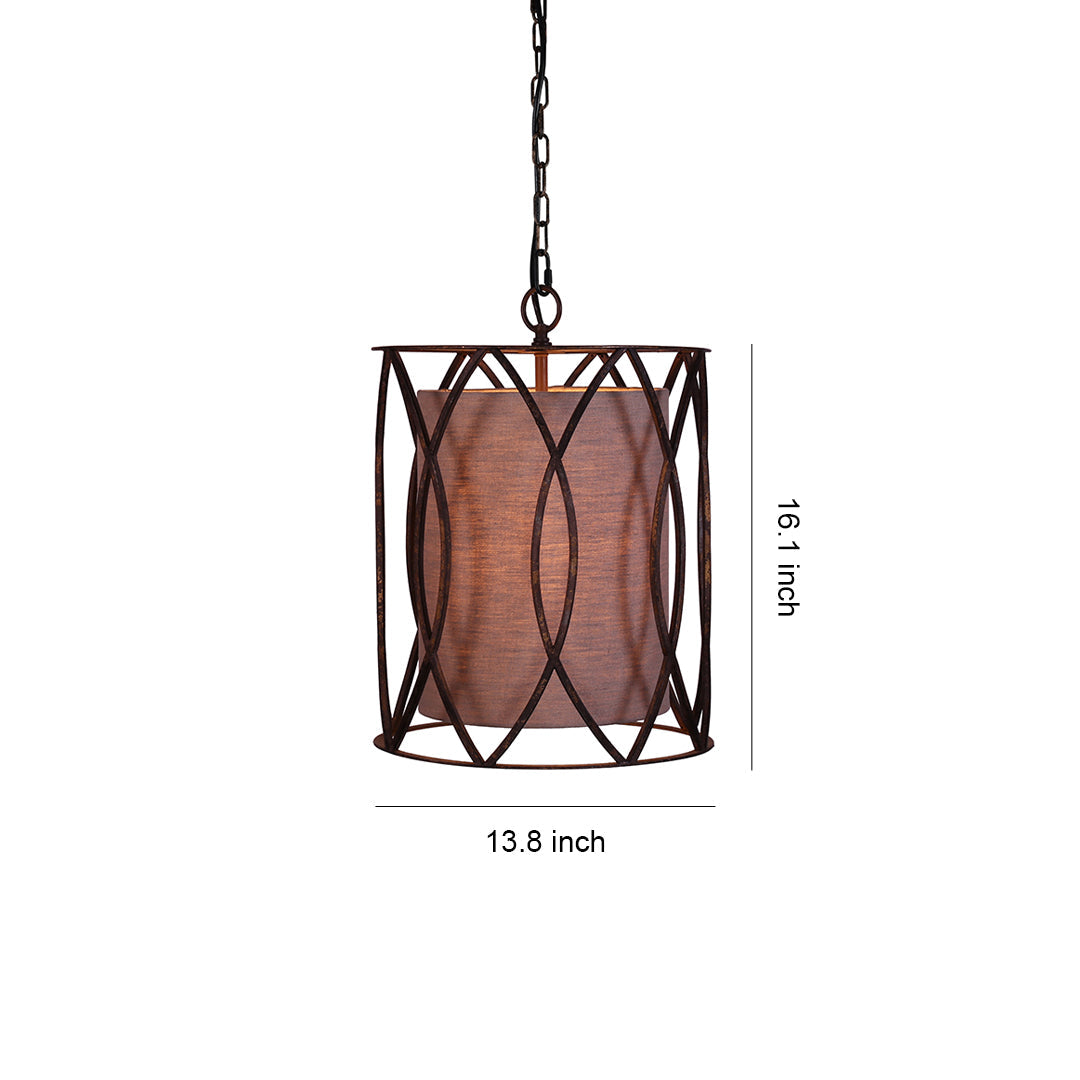 Small Black Pendant Light Vintage Sleek Design Ceiling Light