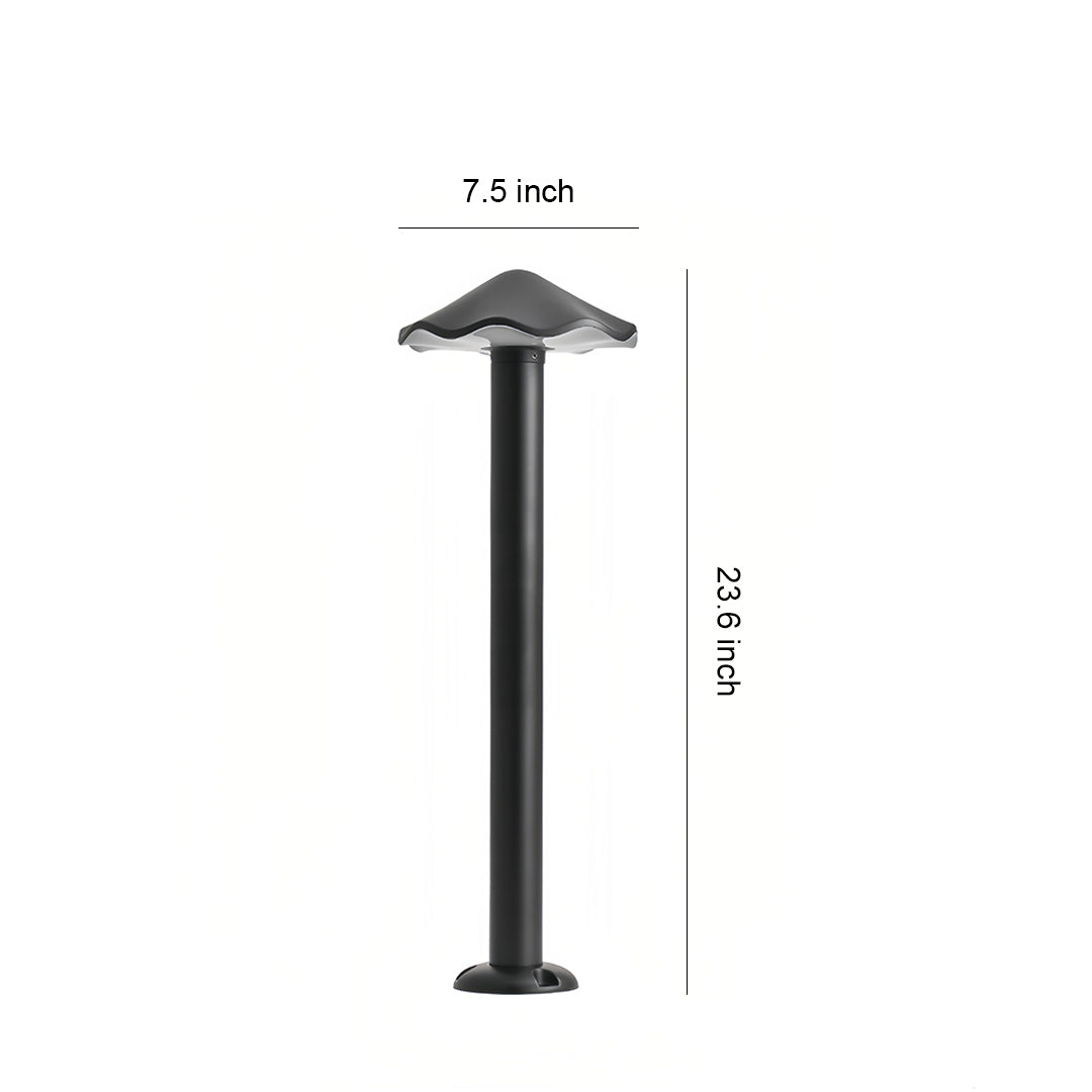 Metal Pathway Lights Stylish Industrial Umbrella Shape Lawn Lights