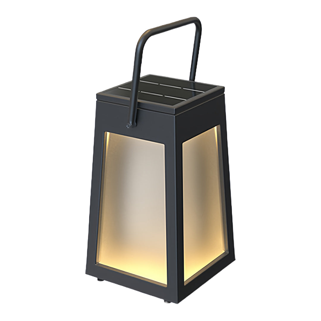 Camping Lantern Black Finish Waterproof Chic Light