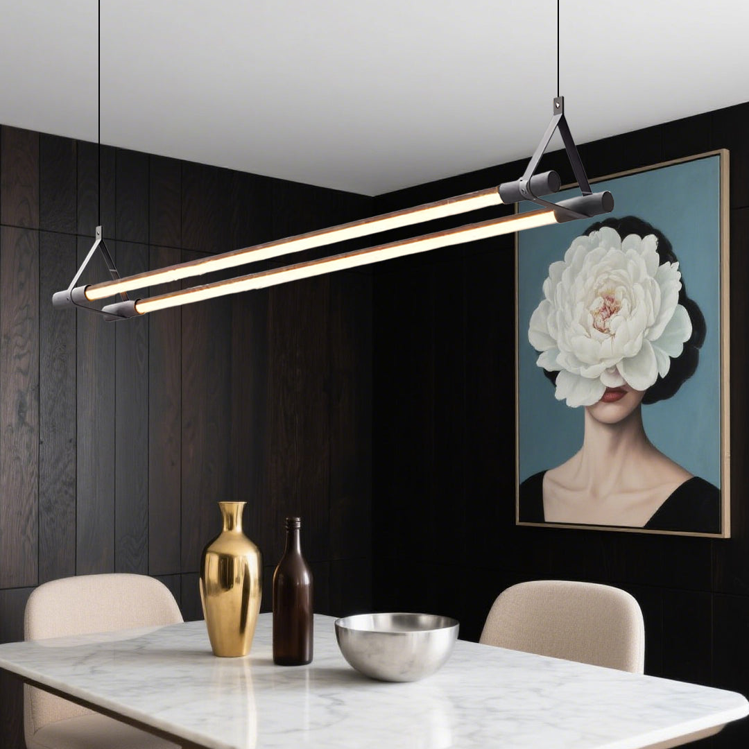 Linear Pendant Lights Dimmable Slim Strip Kitchen Island Light