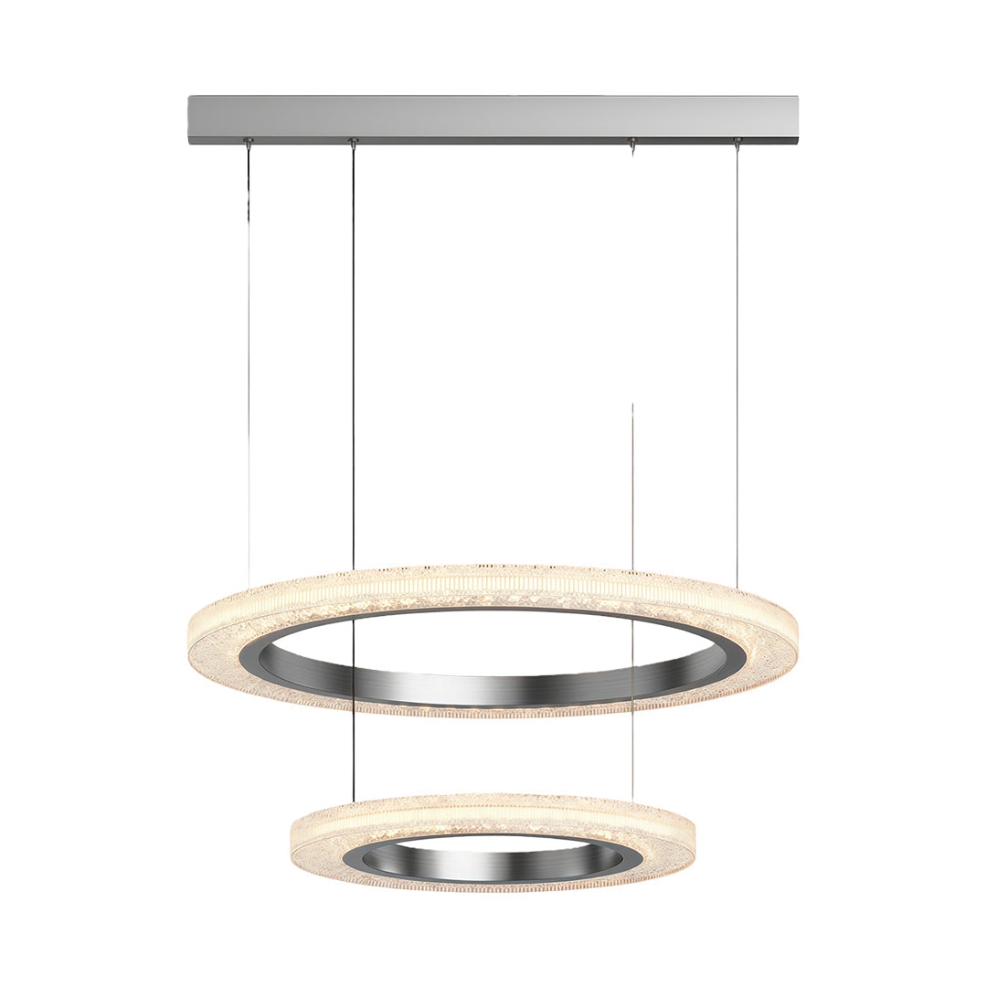 Round Modern Chandelier Minimalist Acrylic Ceiling Light