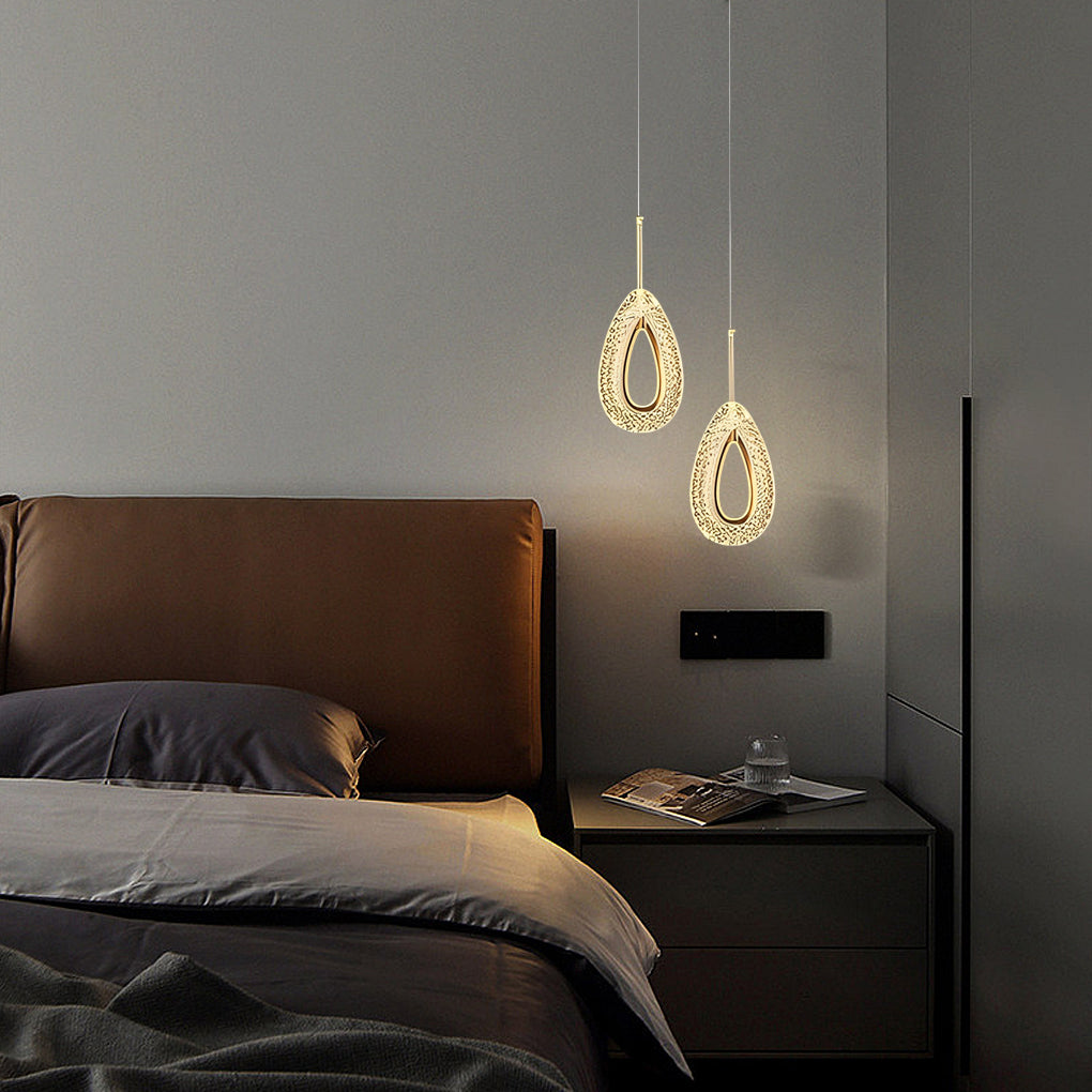 Unique Pendant Light Minimalist LED Modern Metal Ceiling Light