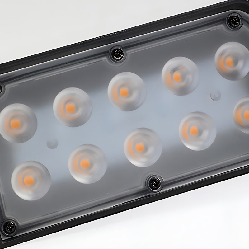 Down Light Wall Sconce Modern LED Waterproof Black Solar Light