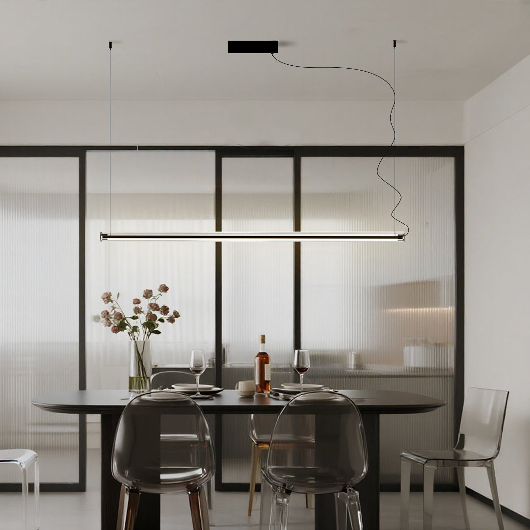 Modern Minimalist LED Linear Pendant Light