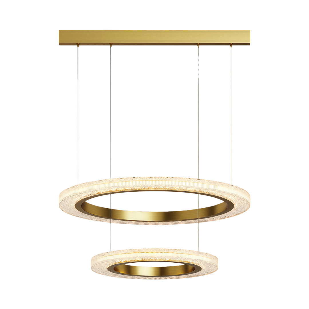 Round Modern Chandelier Minimalist Acrylic Ceiling Light