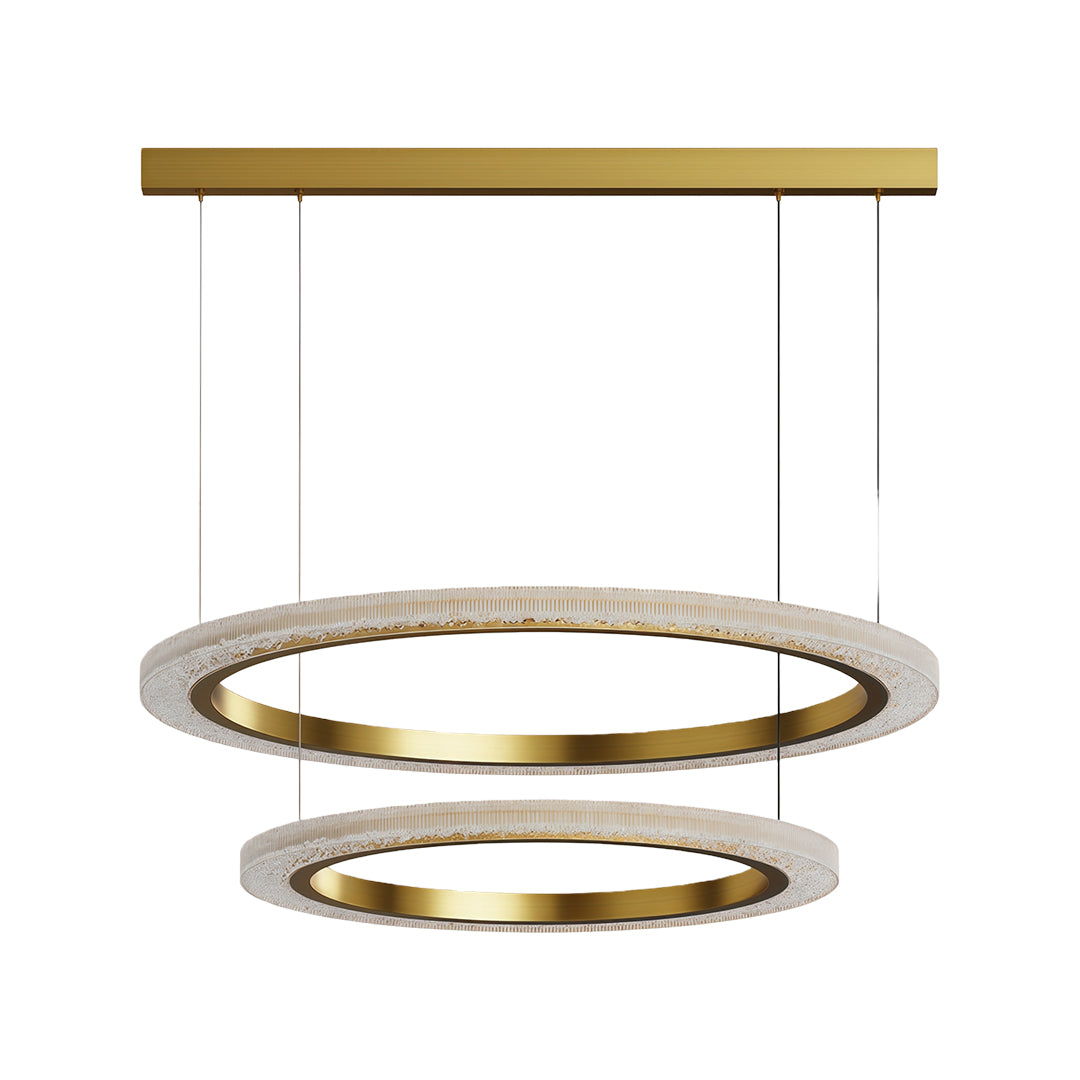 Round Modern Chandelier Minimalist Acrylic Ceiling Light