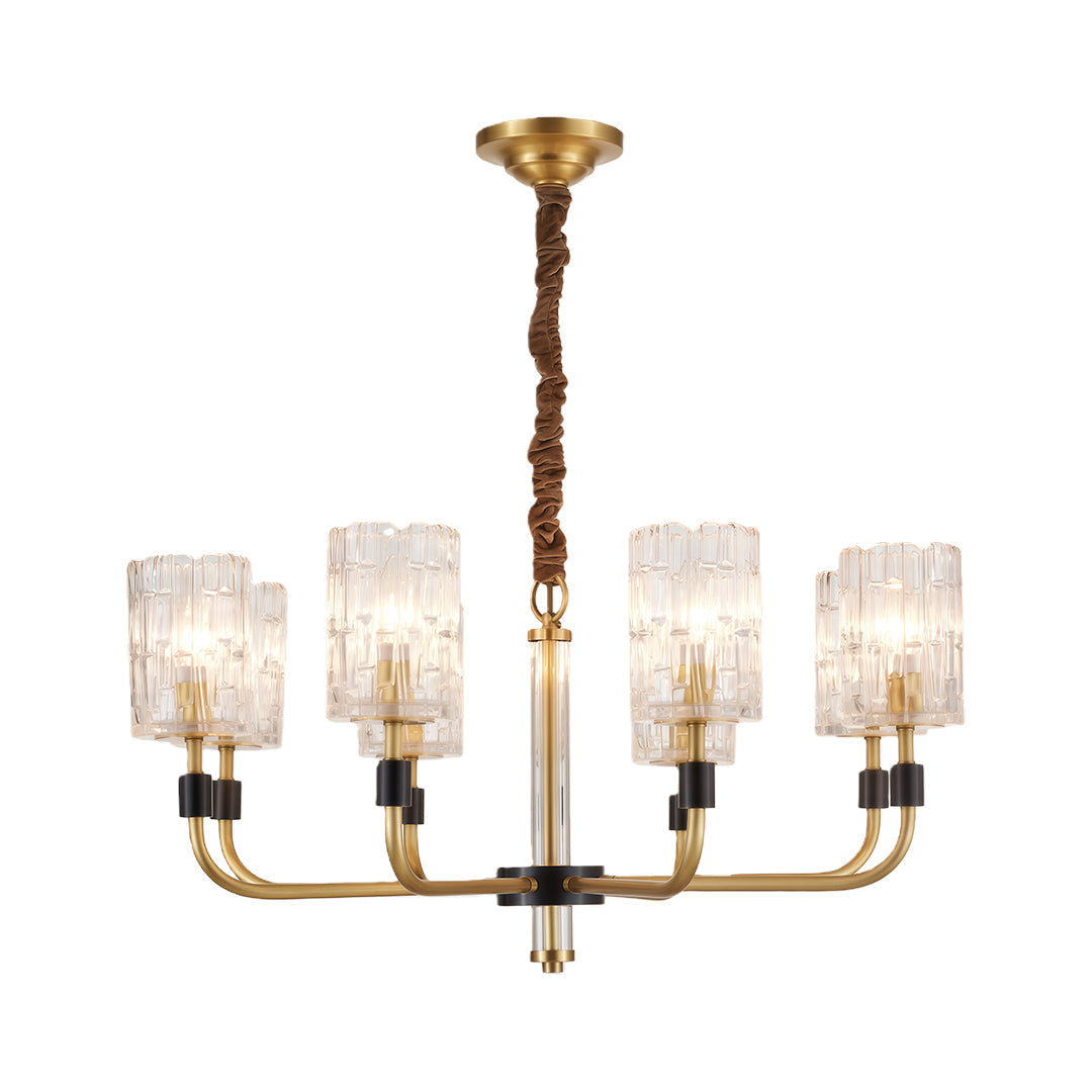 Luxury Chandelier Modern Minimalist Luxury Copper Glass Ceiling Light