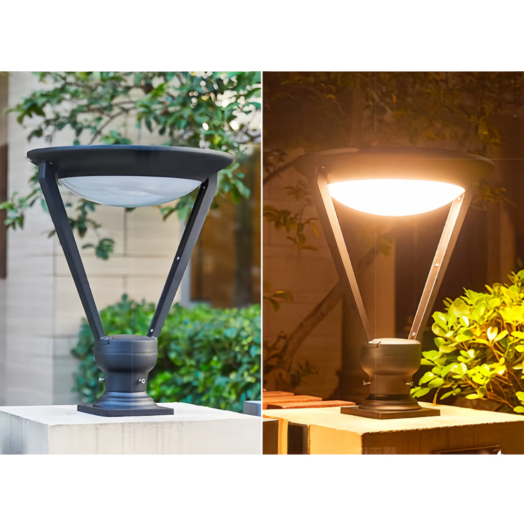 External Pillar Lights Vintage-Inspired Shape Garden Post Lights
