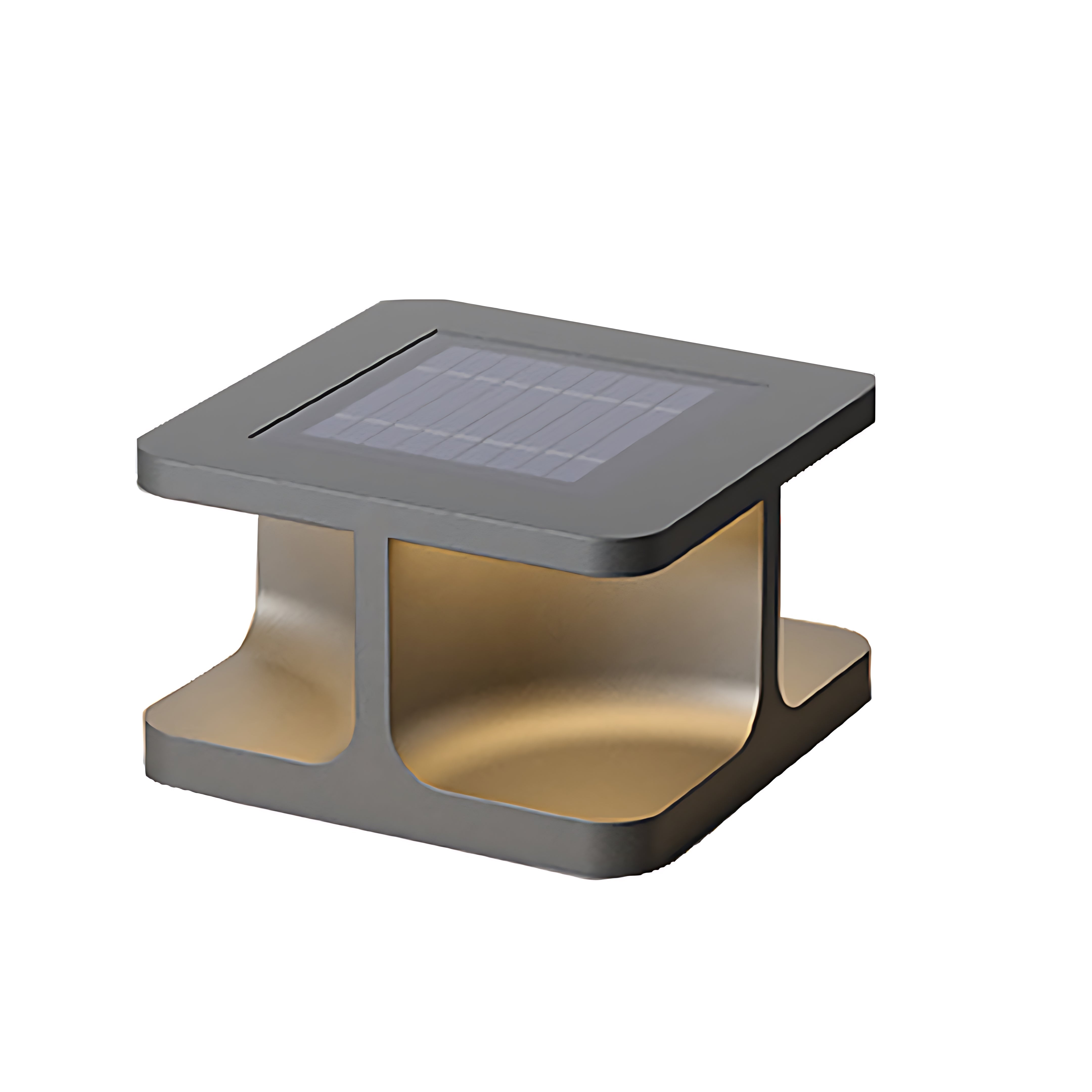 Modern Square Pillar Lights Waterproof Stainless Steel Courtyard
