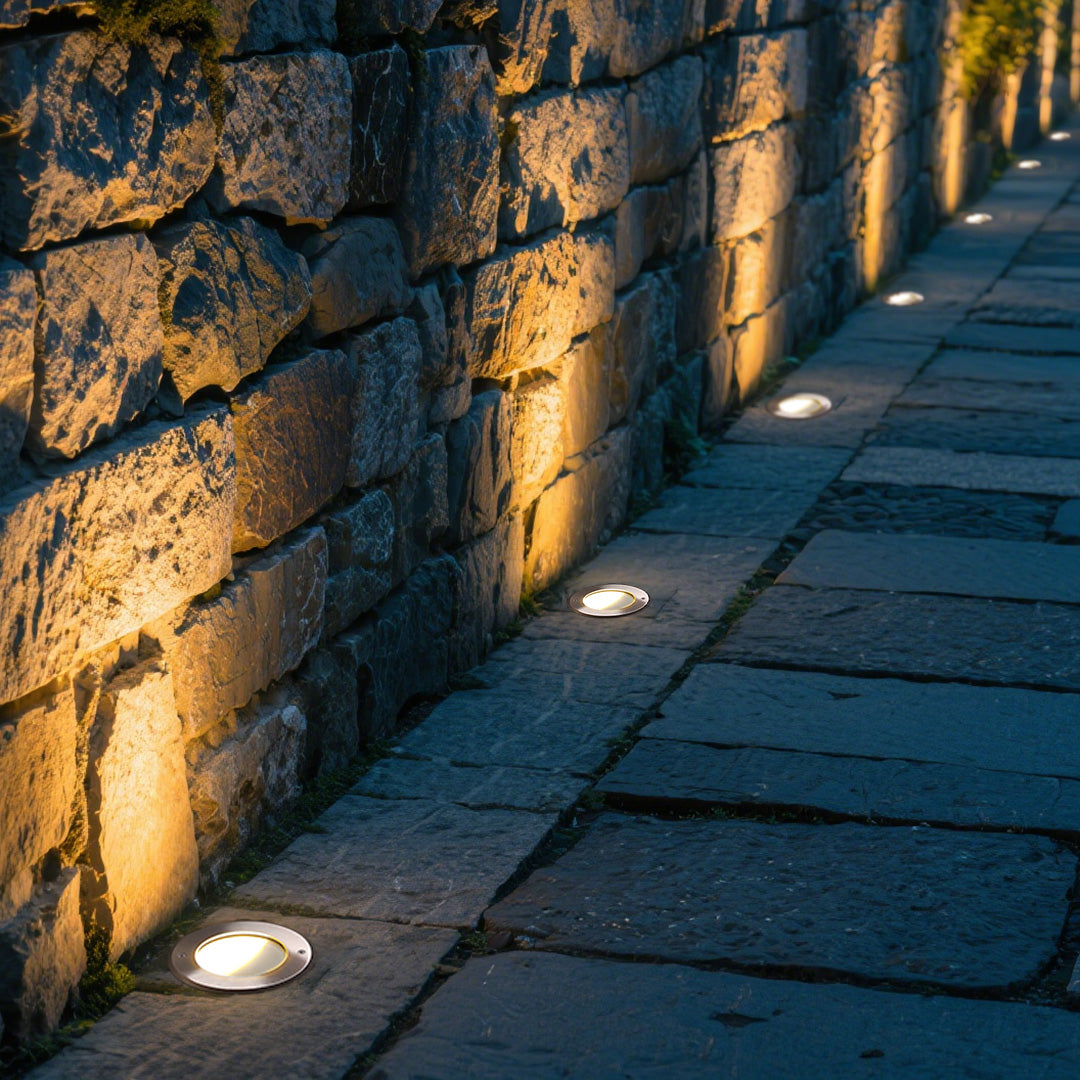 Aluminum LED Outdoor In-ground Lights Modern Style
