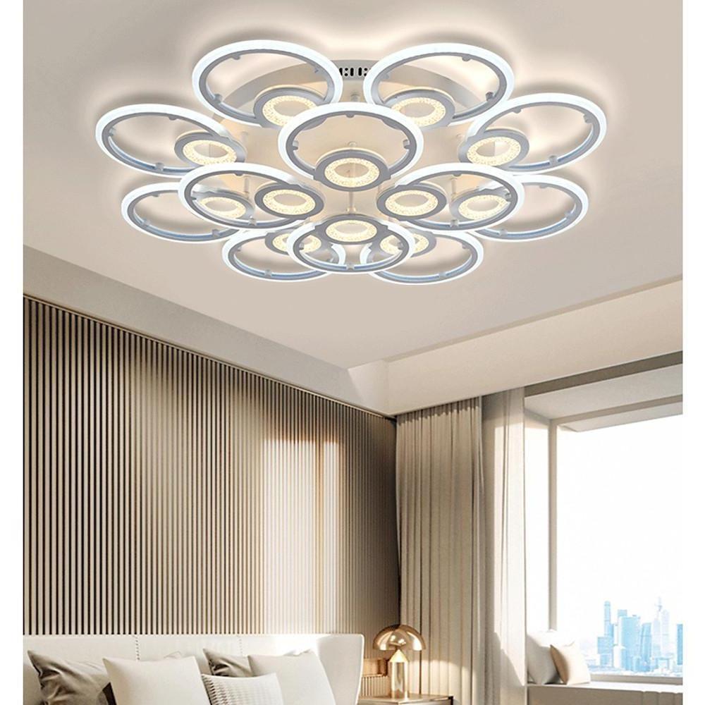Ring Display Metal Geometric Style Design Flush Mount Lighting LED Ceiling Lights