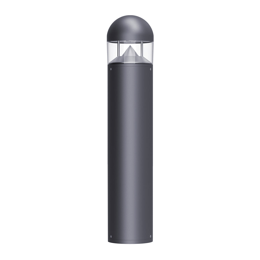 LED Outdoor Bollard Pathway Lights Black Garden Pole Light