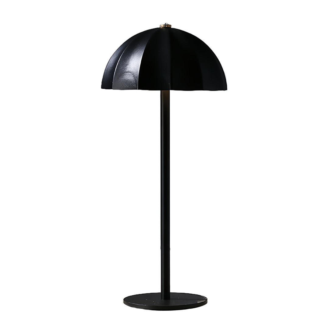 Iron Table Lamps Minimalist Mushroom Cordless Rechargeable Metal Lamp
