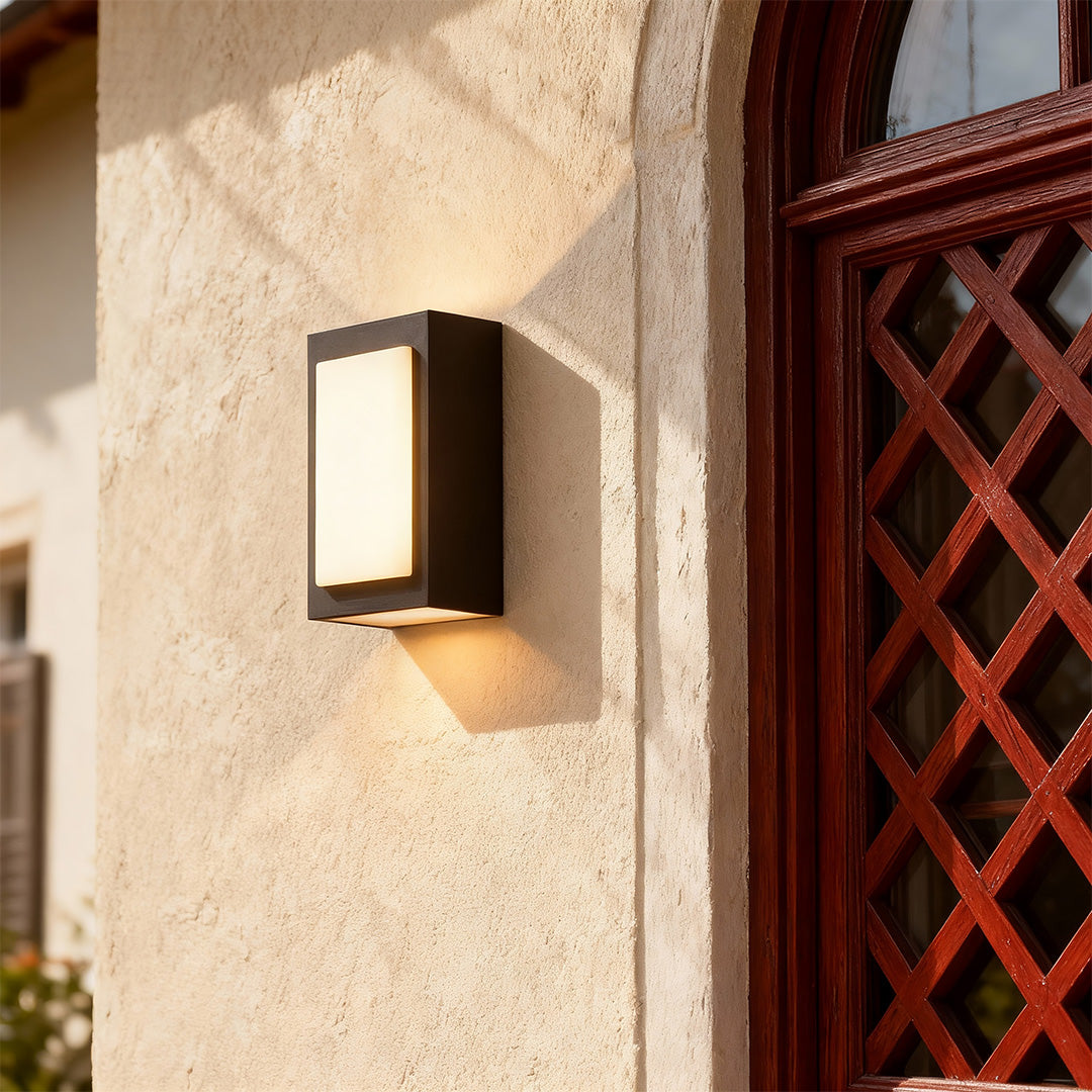 Black Sconce Wall Lights Minimalist Modern Waterproof Lamp