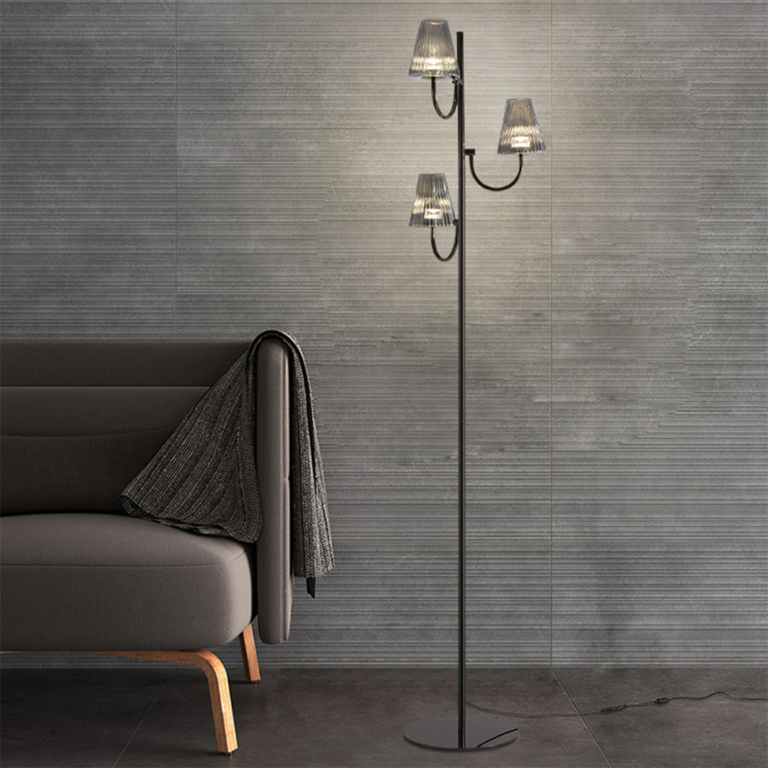 Minimalist Black Contemporary Floor Lamp American Style