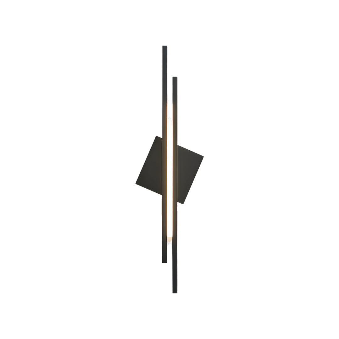 Linear Wall Light Geometric Diamond Accent Sculptural Wall Sconce