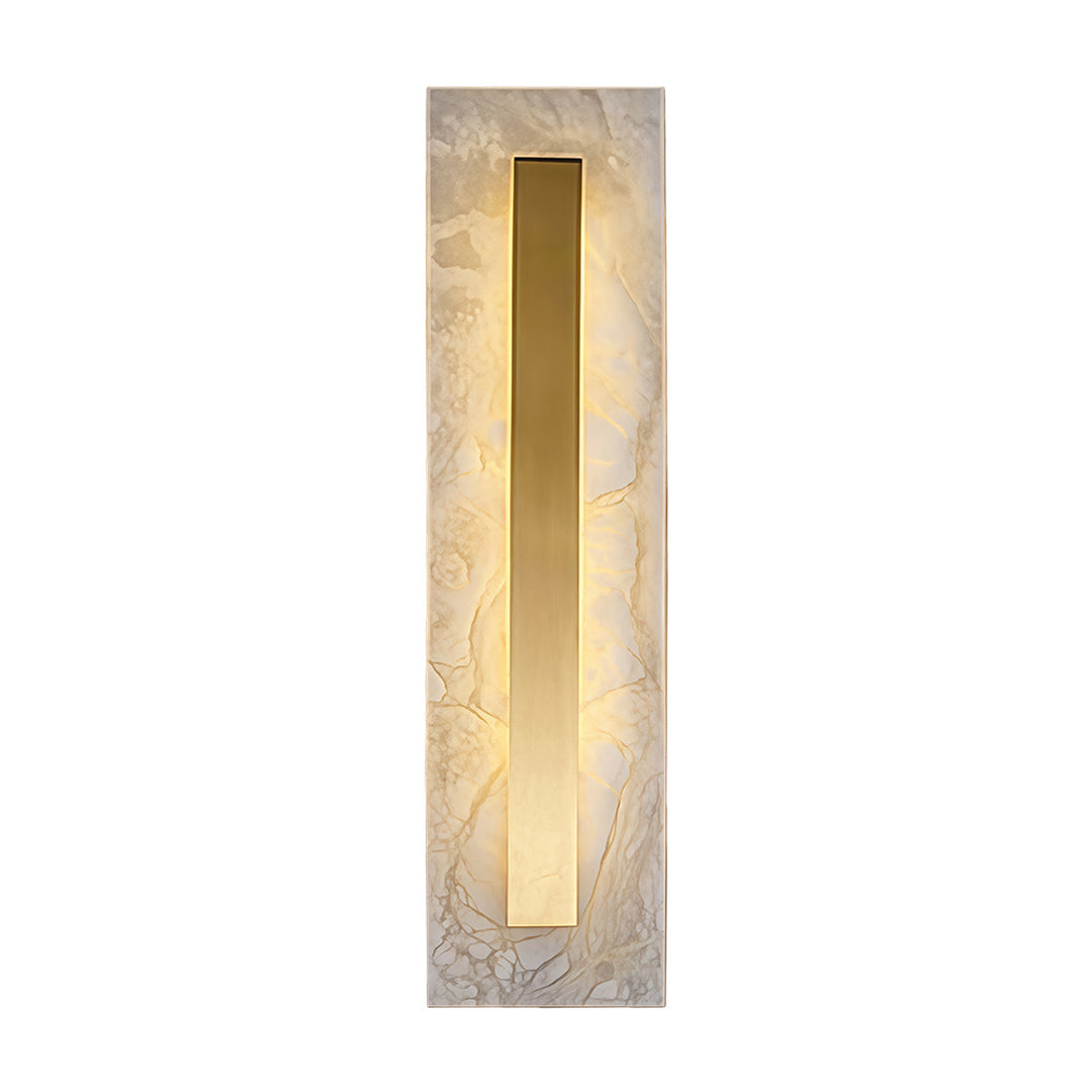 Gold Wall Light Modern Luxury Brass Cloud Stone Light