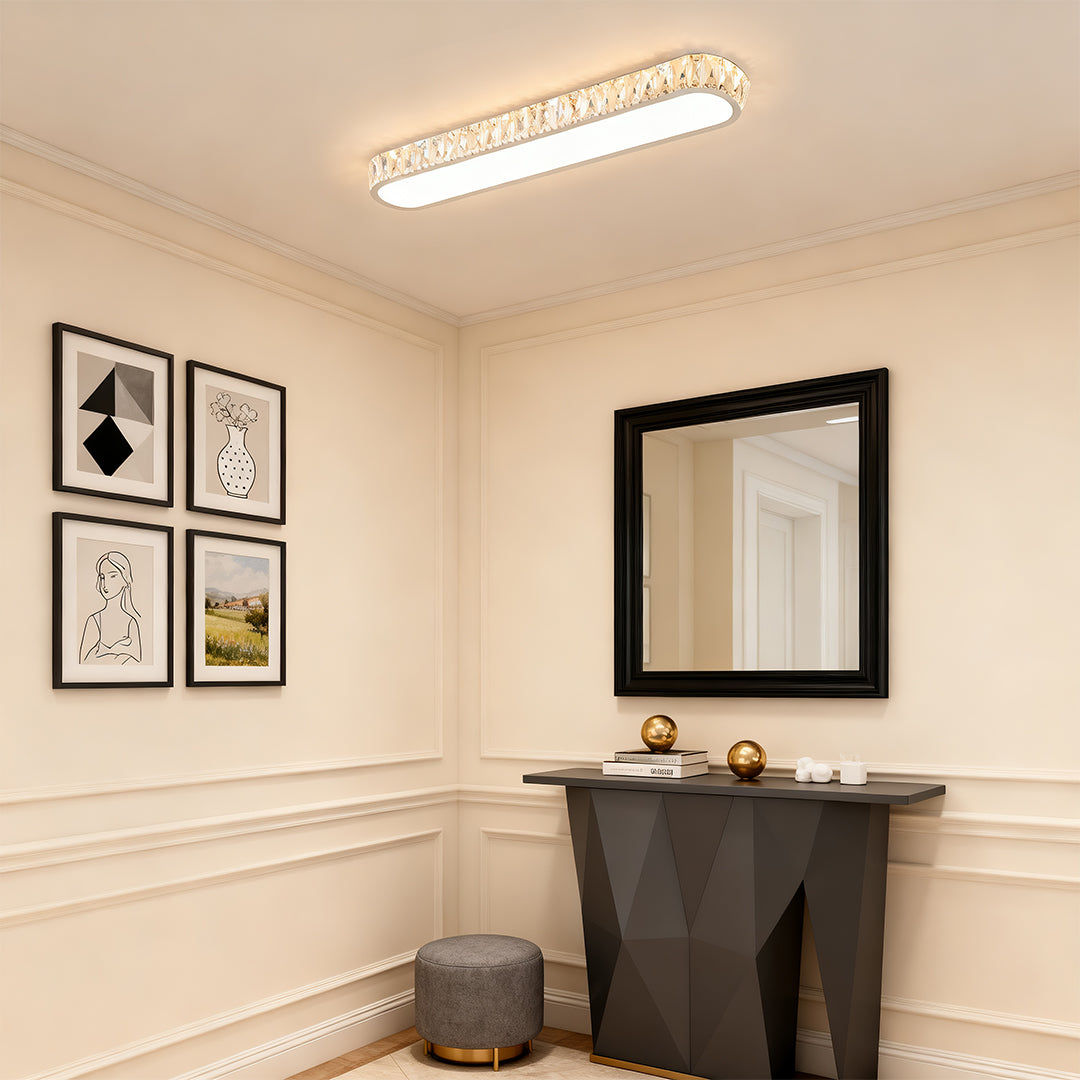 LED Flush Mount Light Fixture Minimalist Modern Luxury Lamp