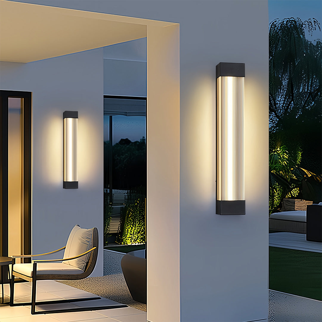 Linear Outdoor Sconce Waterproof Vertical LED Strip Lamp