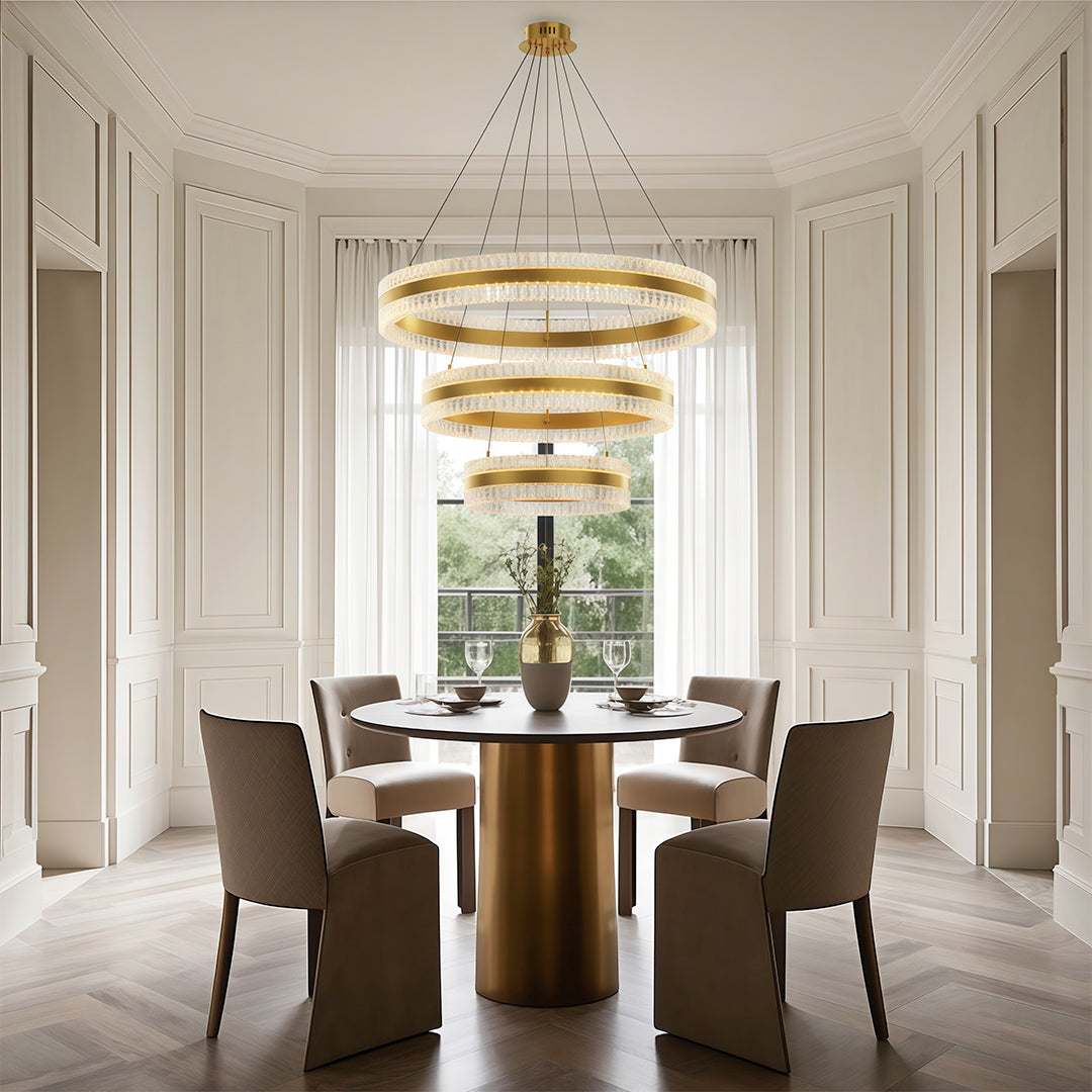 Modern Circular Chandelier Minimalist Luxury Ceiling Light
