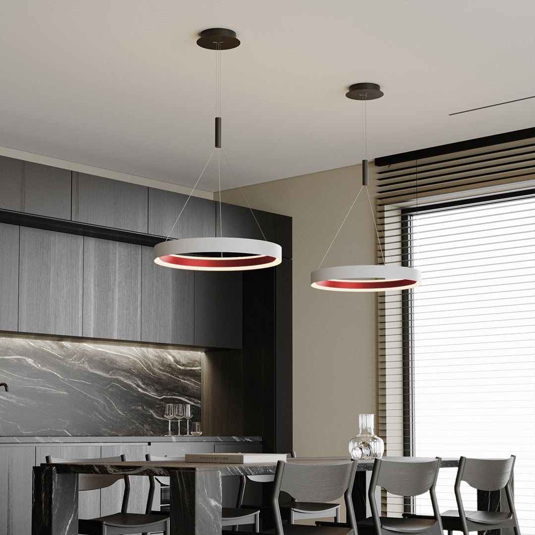 Modern Ring Chandelier Minimalist Creative Ceiling Light