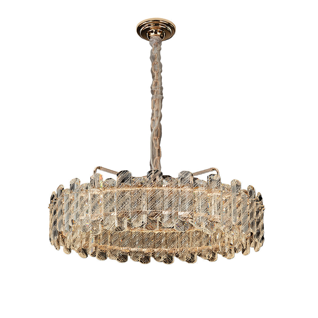 Nordic Chandelier Luxury Carbon Steel Crystal Ceiling Light
