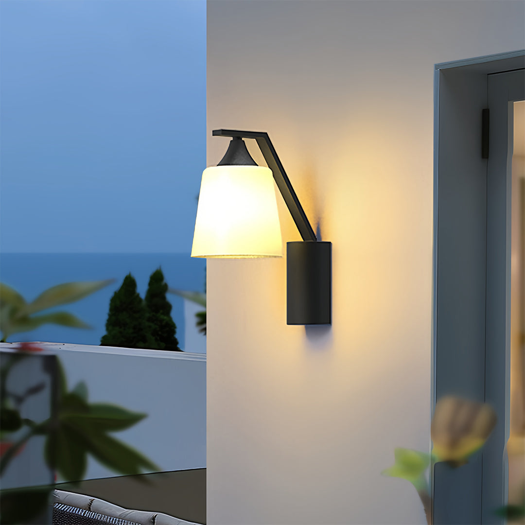 Outdoor Sconce Black European-Style Luxury Decorative Lamp
