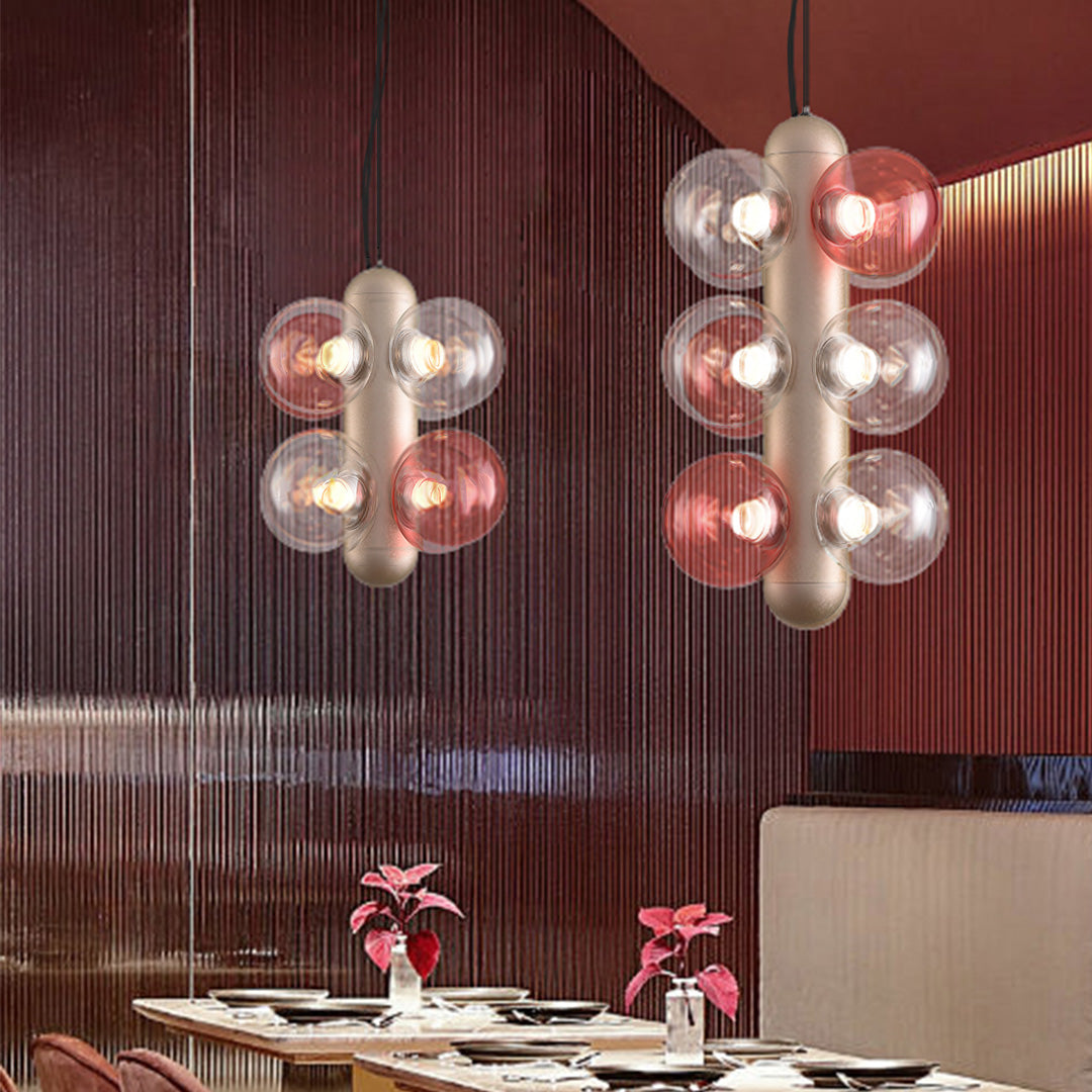 Minimalist LED Bubble Ball Chandelier Nordic