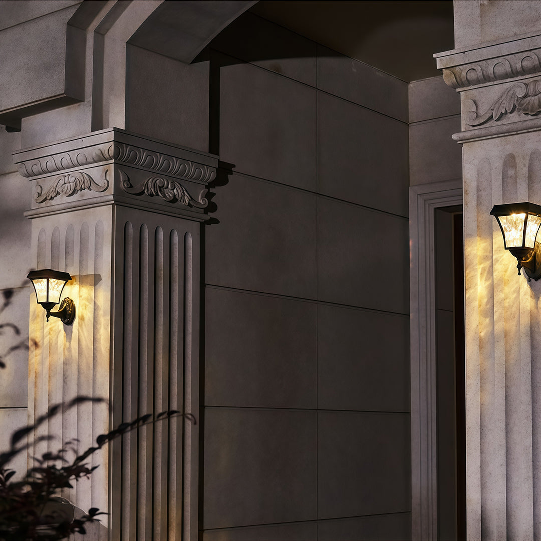 Solar Outdoor Sconce Lights Waterproof Garden Light