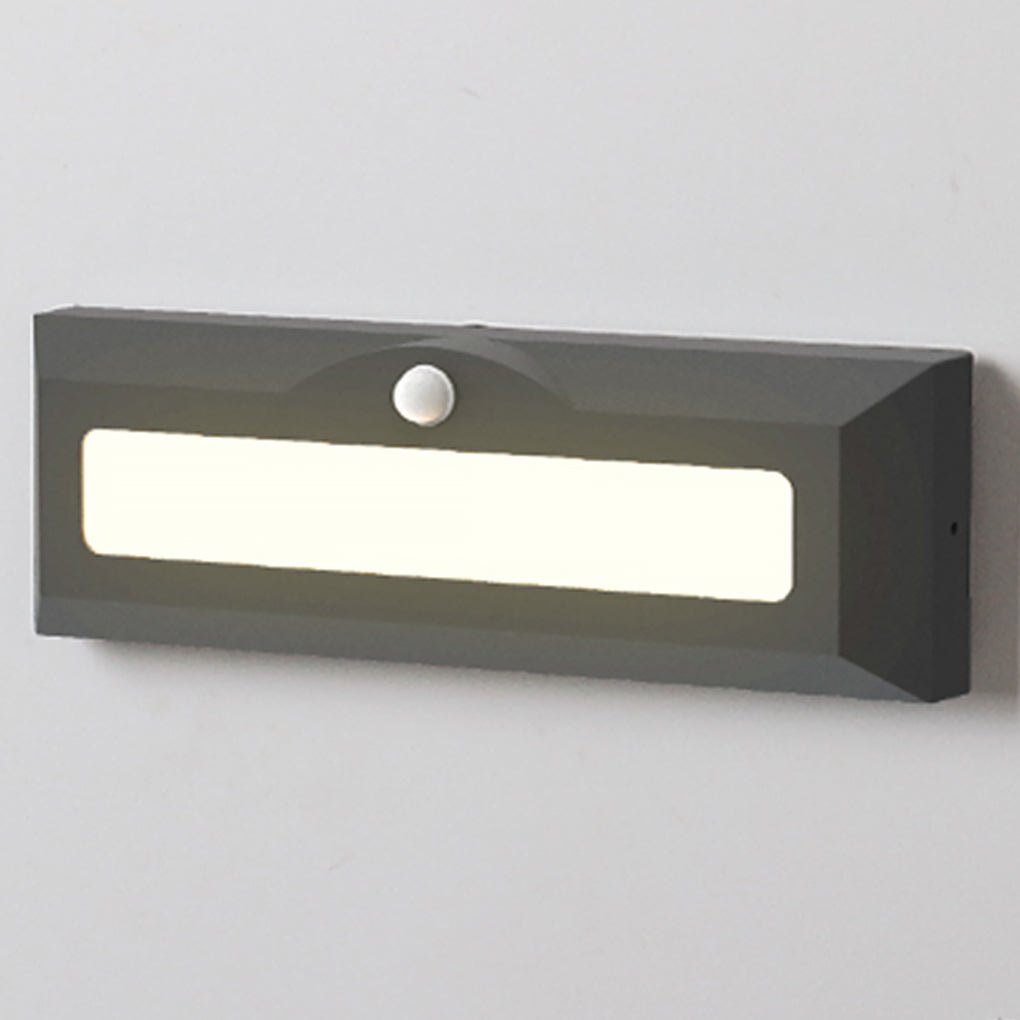 Motion Sensor LED Step Lights Modern Intelligent Outdoor Light