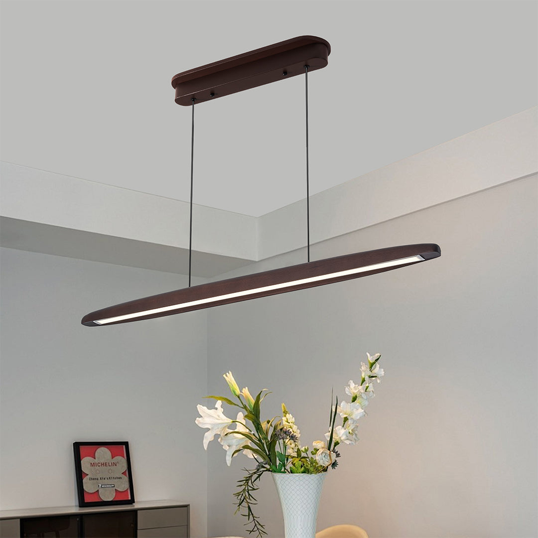 Linear LED Pendant Lighting Minimalist Iron Ceiling Lights