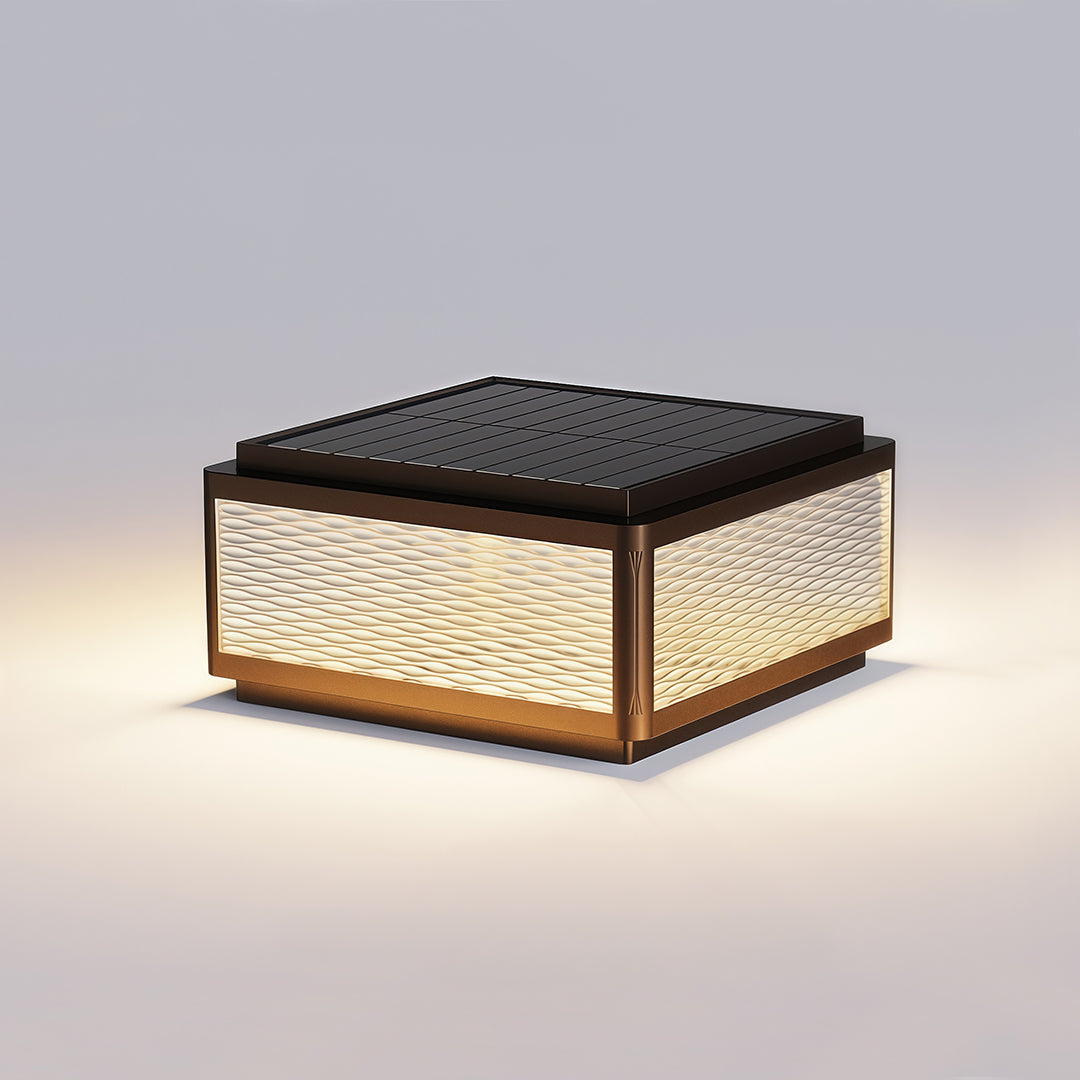 Outdoor Pillar Top Lights Waterproof Minimalist Post Light