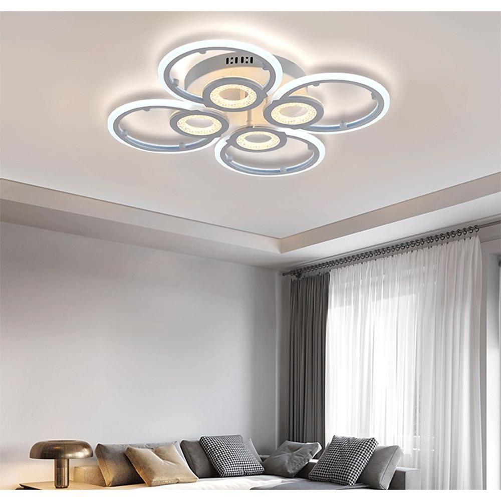 Ring Display Metal Geometric Style Design Flush Mount Lighting LED Ceiling Lights