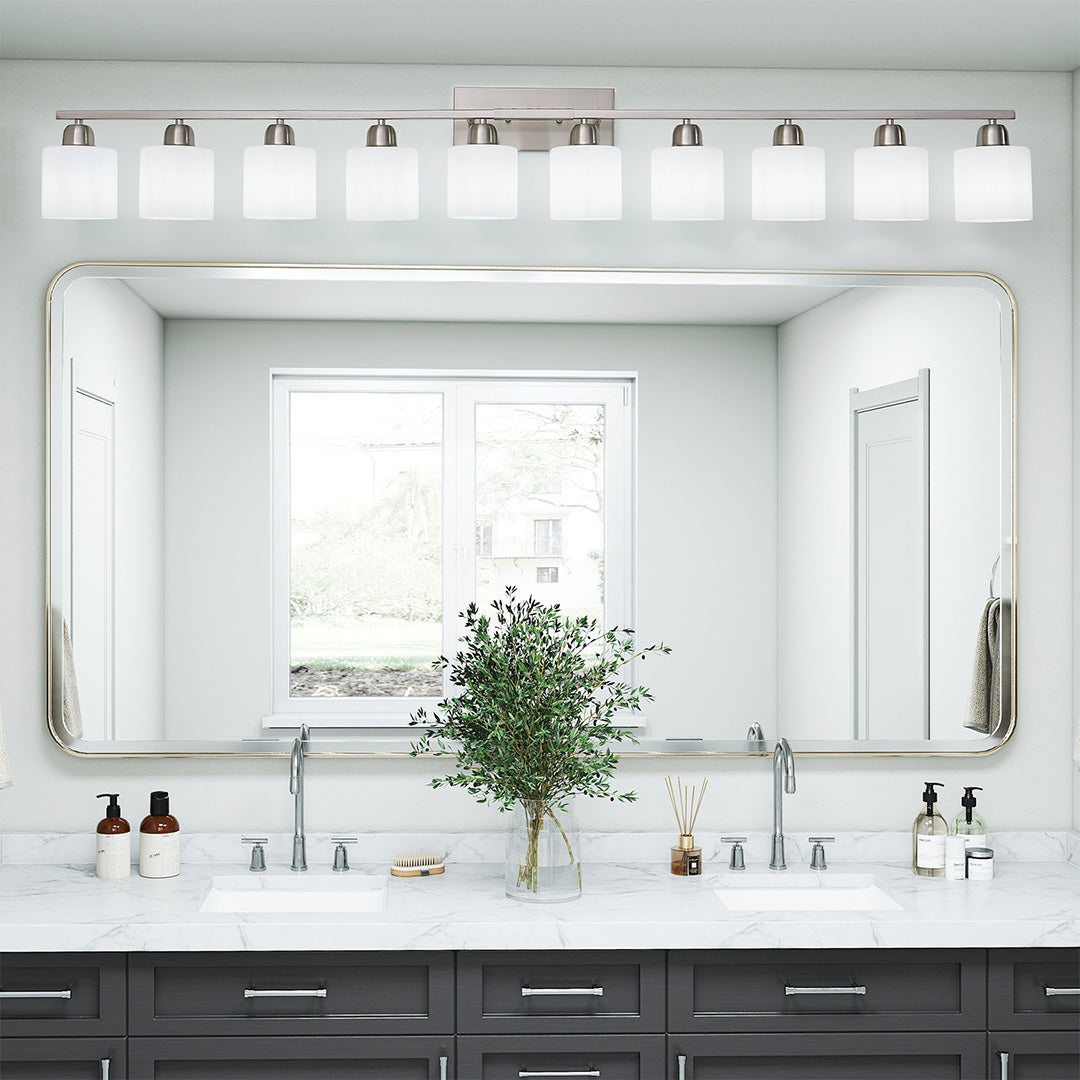 Modern Bathroom Vanity Lights Minimalist Glass Mirror Light