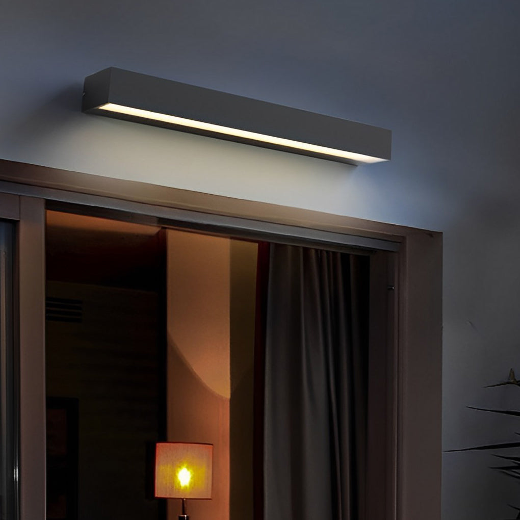 Exterior Porch Light Fixtures Modern Waterproof Door Number LED Light