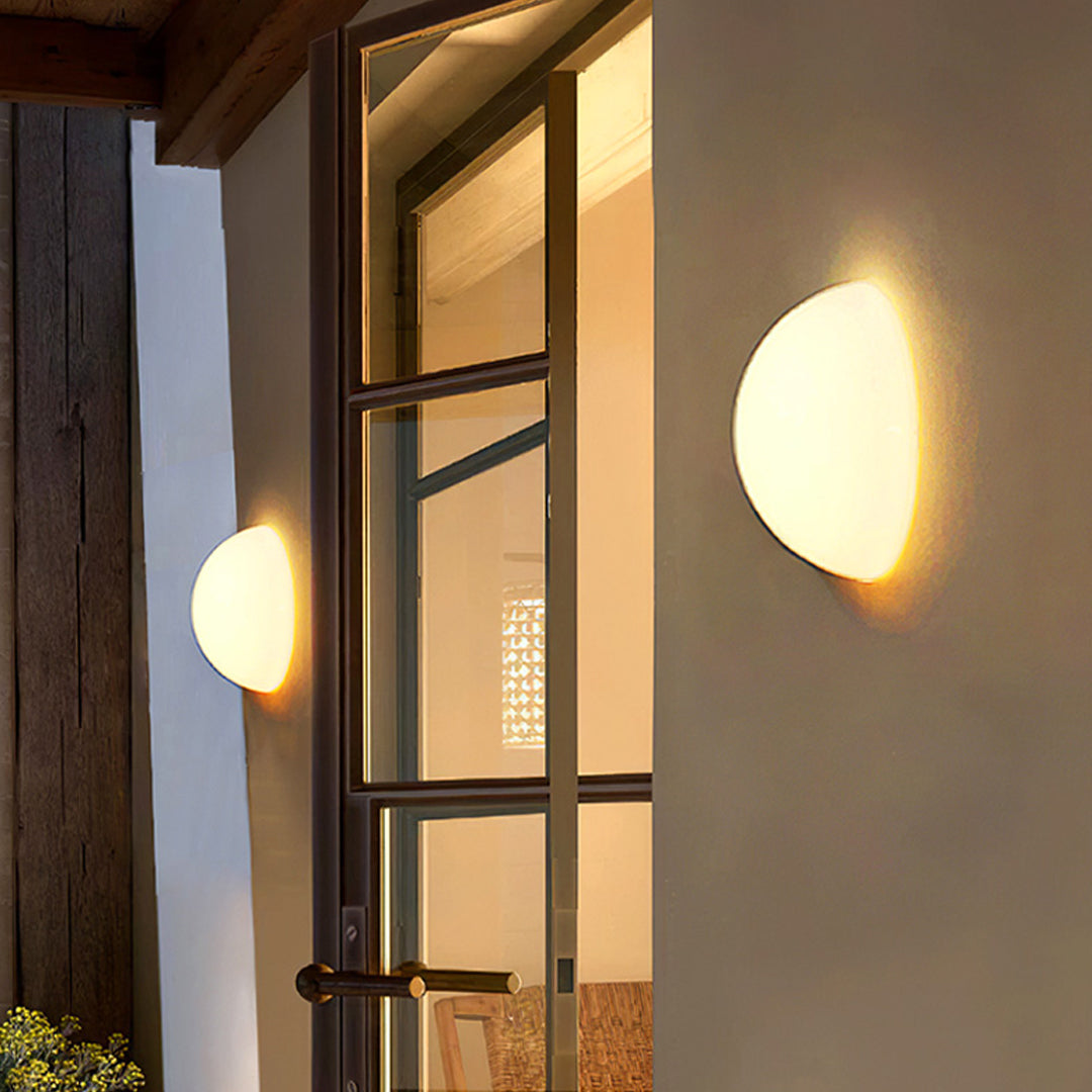 Outdoor Lighting Wall Mounted Waterproof Semi-Spherical Glass Light