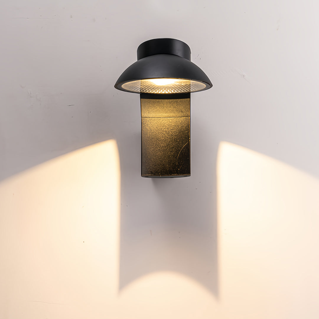 Outdoor Wall Sconce Modern Simple LED Waterproof Light 2 PCS