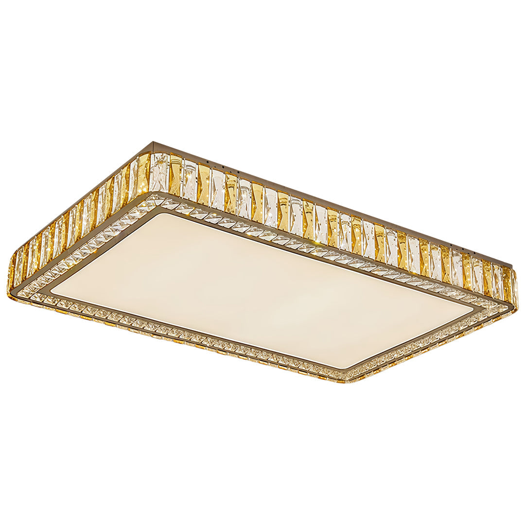 LED Flush Mounted Ceiling Lights Luxury Crystal Lamp